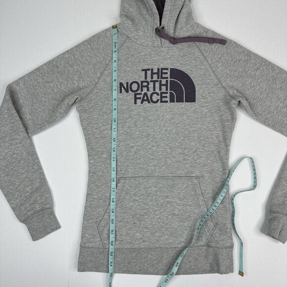 The North Face Women’s Gray Purple Hooded Long Sleeve Sweatshirt XS/C33 - Picture 12 of 15